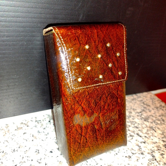princess gardner cigarette case 1957 Ad Persian Leather Handbag Gahna Registrar SEP5  Period Paper Historic Art LLC MCM Princess Gardner Cigarette, Wallet,